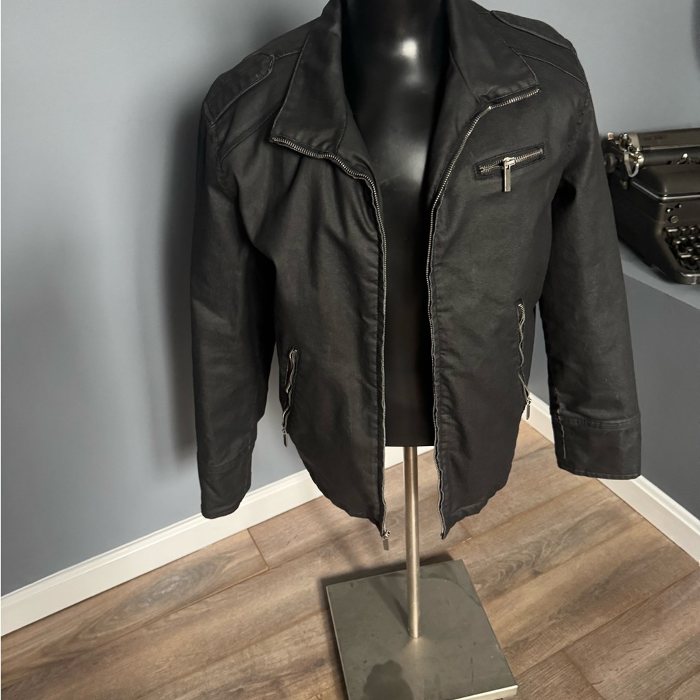 Buffalo David Bitton Black Zip-Up Jacket - Picture 2 of 4